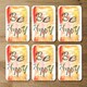 image 2 of Be Happy (Coaster)