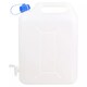 image 3 of 20L Plastic Water Jerry Can with Spout & Tap | White | 1