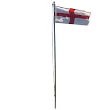 Aluminium Flagpole 20ft with England Flag