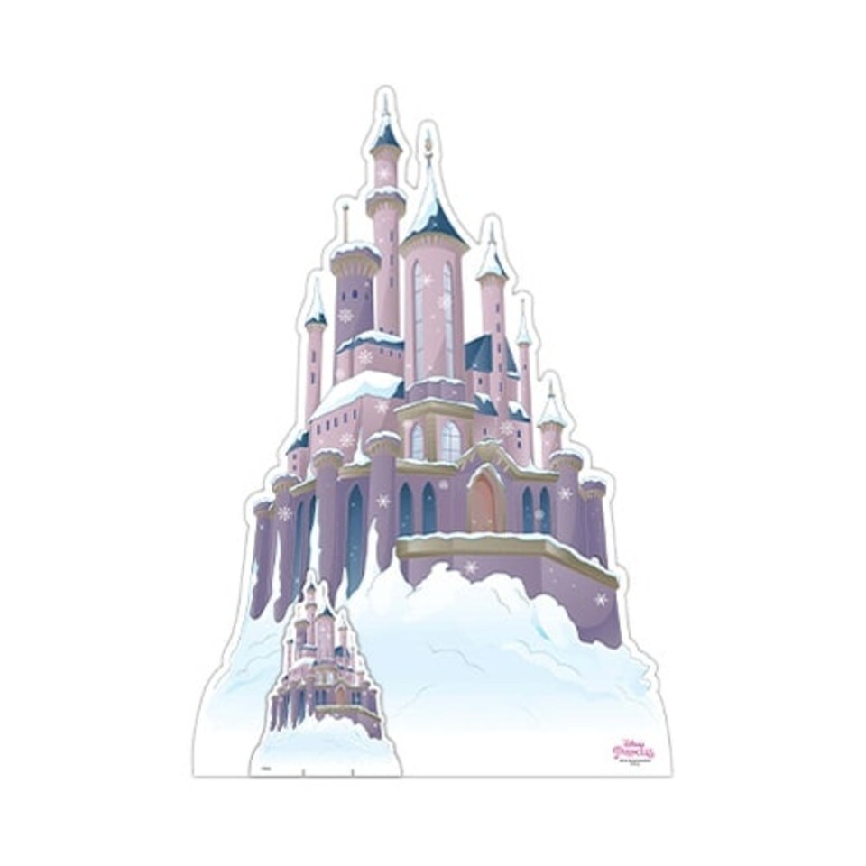 Disney Castle Winter Lifesize Cardboard Cutout 133cm