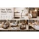 image 9 of MantraRaj Side Table for Sofa & Bed Small Snack Coffee Table Compact Couch Sofa Side Table White