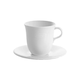 image 3 of De'Longhi DLSC309 Porcelain Cappuccino Cups Twin Pack 270ml White White