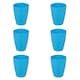 image 1 of 6x Small Plastic Drinking Cups 330ml | Blue | 1