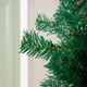 image 7 of 8ft (2.35m) Samuel Alexander Double Door Plain Green Flat Top Christmas Tree Arch with 2000 Tips