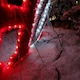 image 8 of 3m x 60cm LED Tinsel HO HO HO Christmas Sign Decoration with 504 Red and White LEDs