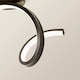 image 5 of ValueLights Infinity Black Single Twist Integrated LED Wall Light | Black