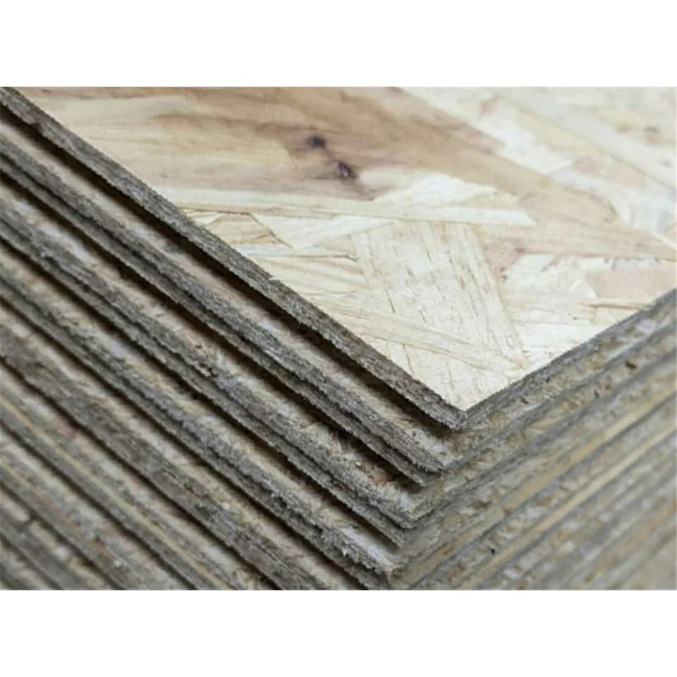 image 1 of PACK OF 10 (Total 10 Units) - 2440mm x 590mm x 18mm OSB 3 Tongue & Groove Flooring / Roof Panel