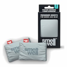 SmellWell Plain Freshener Shoe Inserts - Odour Control for Shoes and Boots | Grey | Light Grey