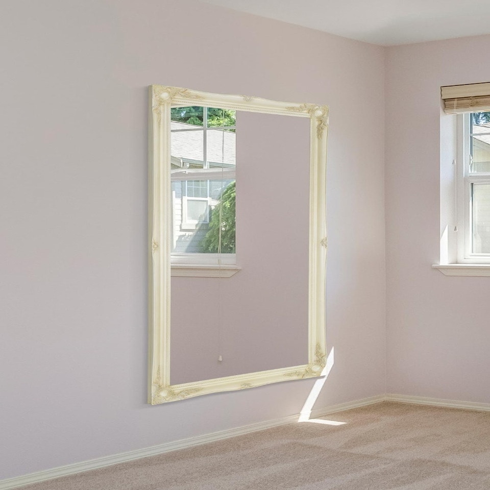 image 1 of Hamilton Cream Shabby Chic Design Large Dress Mirror 167 x 76 CM White