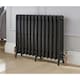 image 1 of 660mm (H) x 600mm (W) - Cast Iron Horizontal Radiator (Rome) - (0.66m x 0.6m) - Depth 144mm