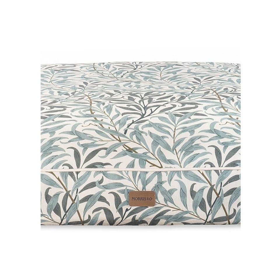 image 1 of William Morris Willow Bough Luxury Dog Bed Mattress - Medium Green | M