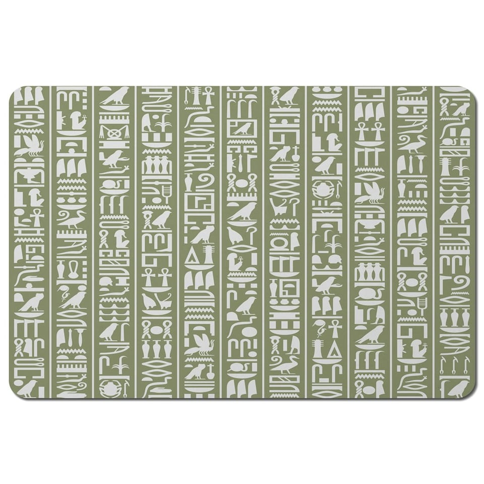 image 1 of Egyptian hieroglyphic decorative background (Placemat)