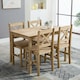 image 3 of Solid Wooden Kitchen Dining Table and 4 Chairs