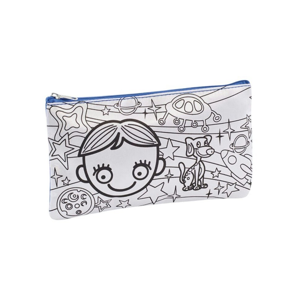 image 1 of MidOcean Kiddo Pencil Case Set - Royal Blue - One Size Blue