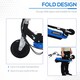 image 4 of HOMCOM Foldable Scooter 120W w/ Adjustable Height and Brake, Blue
