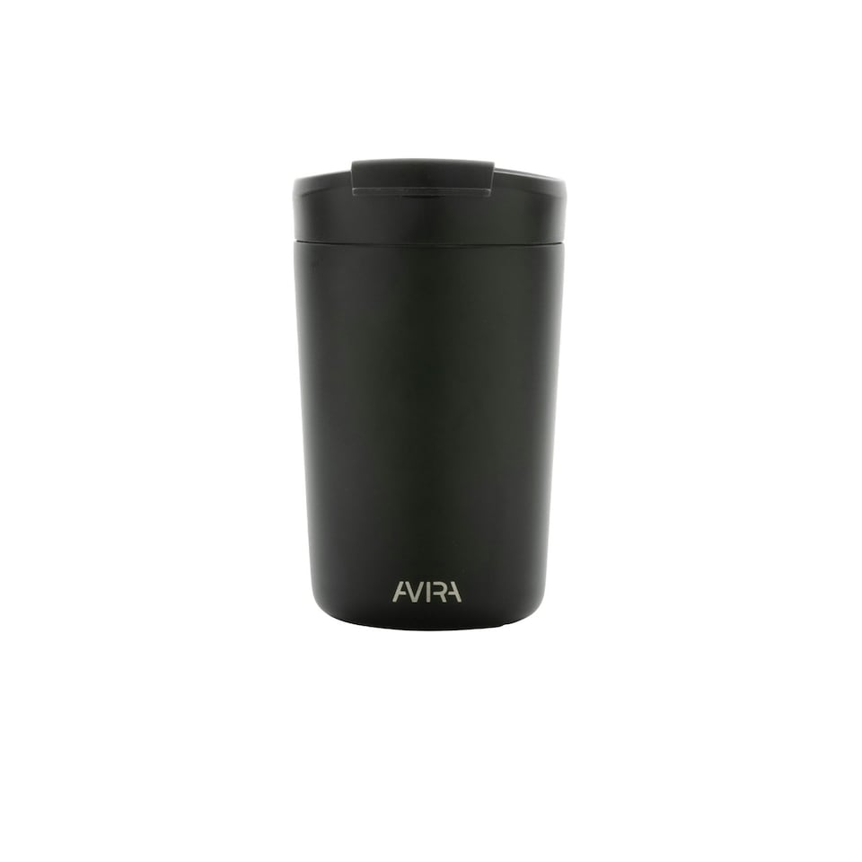 image 1 of Avira Alya Recycled Stainless Steel 300ml Tumbler - Black - One Size