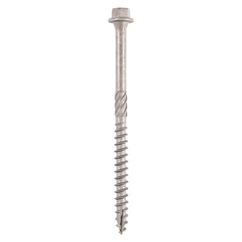 image 1 of Timco - Timber Screws - Hex - Stainless Steel (Size 6.7 x 150 - 4 Pieces)