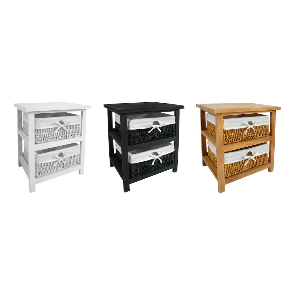 image 1 of Honey 2 Maize Baskets Storage Unit Cream