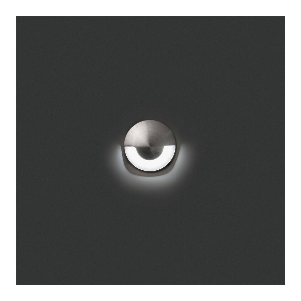 image 1 of Kane LED Recessed Outdoor Ground Light Matt Nickel IP67 - One Direction