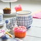 image 5 of Nicola Spring Hand-Printed Sugar Bowl - 10cm - Navy Blue