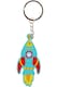 image 2 of Pack of 12 Space Design Keychains - Treat or Trick Theme Party Bag Filler