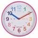 image 1 of Acctim Wickford Kids Wall Clock Pink