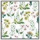 image 4 of Watercolour leaves & flowers (Picture Frame) White | XL