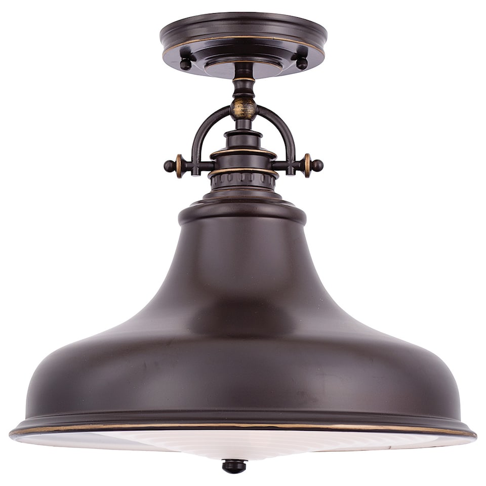 image 1 of Emery 1 Light Dome Ceiling Pendant Palladian Bronze, E27