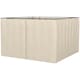 image 6 of Outsunny 3 x 3(m) Universal Gazebo Replacement Sidewall Set, 4 Panels, Beige