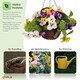 image 10 of Oypla Artificial Garden Hanging Wicker Basket with Multicoloured Pansy Flowers