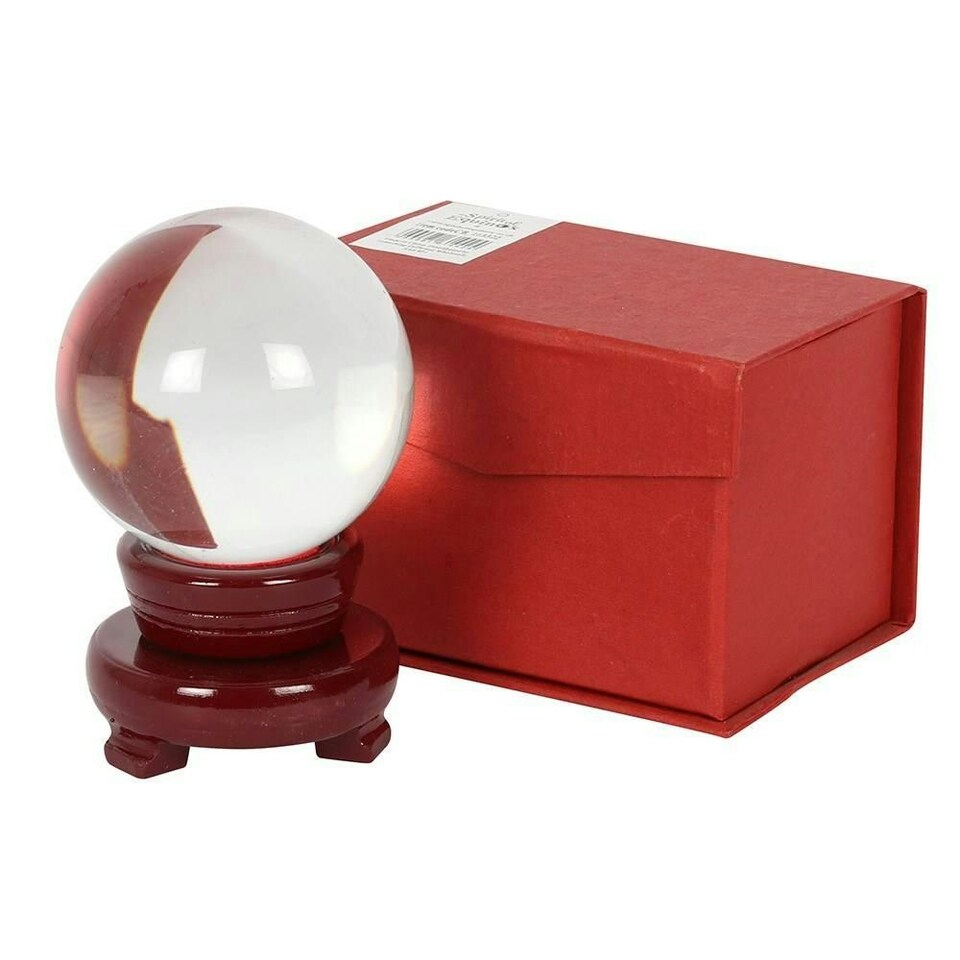 image 1 of Something Different 15cm Crystal Ball - Transparent - 15 cm