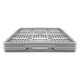 image 2 of 10 x 32 Litre Multipurpose Foldable Stacking Crates Complete With Handles Perfect For Storage Grey