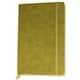image 2 of Silvine Executive Soft Feel Notebook Ruled with Marker Ribbon 160pp 90gsm A5 Lime Green Ref 197G