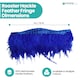 image 2 of Trimming Shop 2M Rooster Hackle Feather Fringe Trim for Creative Projects