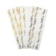 image 1 of Pack of 30 Happy Birthday Script Luxury Gold Metallic Plastic-Free 18gsm Tissue Paper Sheets 50x70cm - Patterned Tissue Paper for Xmas, New Year, Party, Wedding, Birthday Packing Present Gift Box DIY
