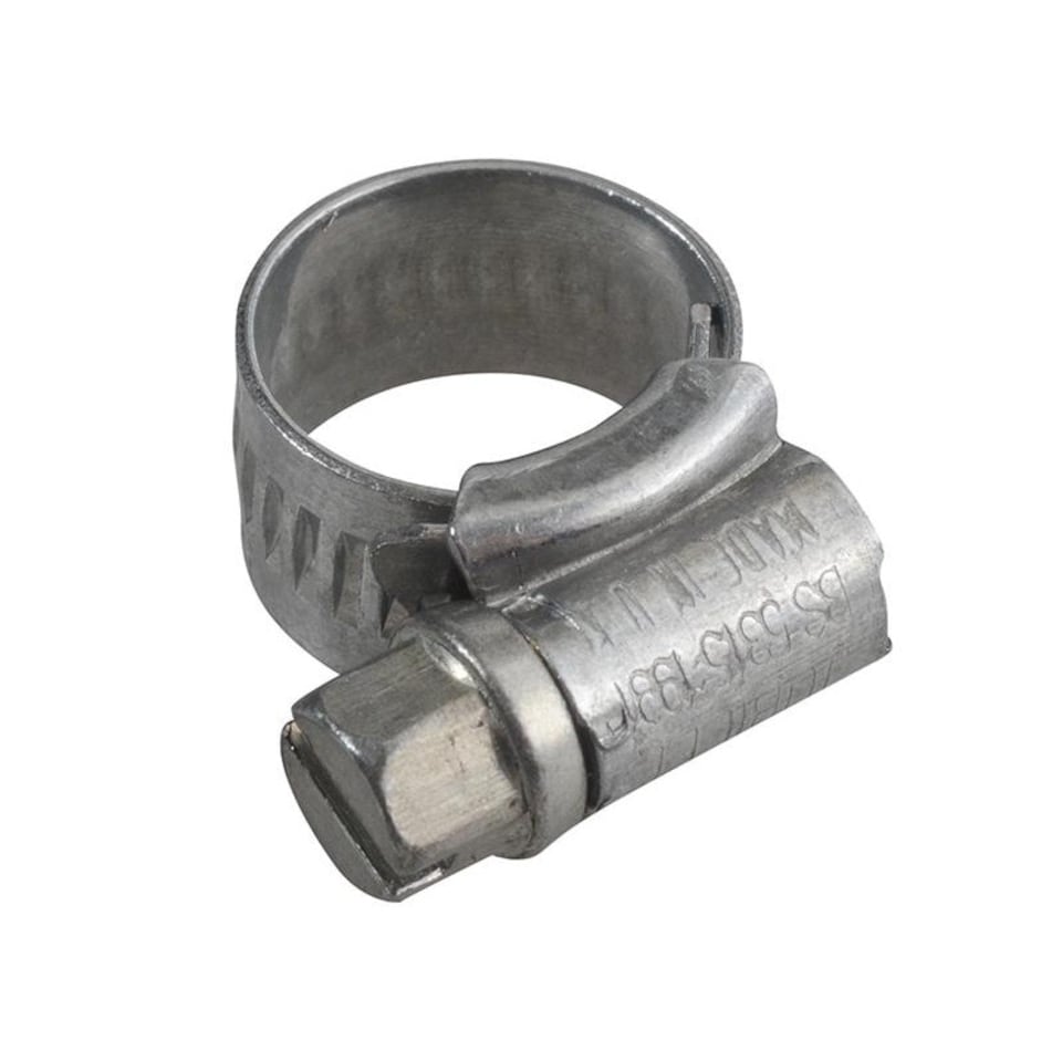 Jubilee Zinc Plated Hose Clip - Zinc Plated - 000  9.5mm - 12mm 3/8in - 1/2in