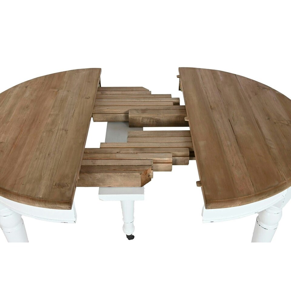 image 1 of Dining Table Home ESPRIT White Fir 100 x 100 x 78 cm N/A