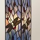 image 5 of ValueLights Tiffany Inspired Dragonfly Square Glass Table Lamp