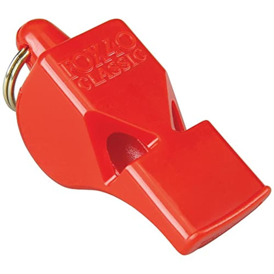 image 1 of Fox 40 Classic Safety Whistle C/W Wrist-Lanyard Blue, Regular