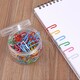 image 4 of Tub of 120 Vinyl Coated Paper Clips 28mm