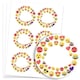 image 1 of Emoji Design Round Stickers 88mm - Sheet of 6