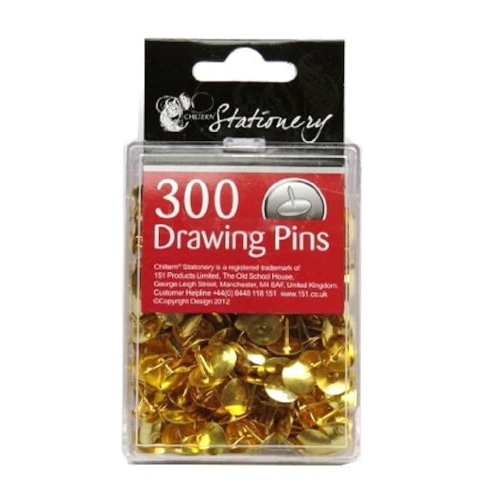 image 1 of Metal Drawing Pins - Box of 300