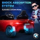 image 5 of AIYAPLAY 12V BMW M4 Licensed Kids Electric Car w/ Remote, Suspension, Red