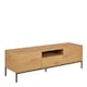 image 1 of Seaford Tv Unit 2 Doors 1 Drawer in Matt Wild Oak Brown