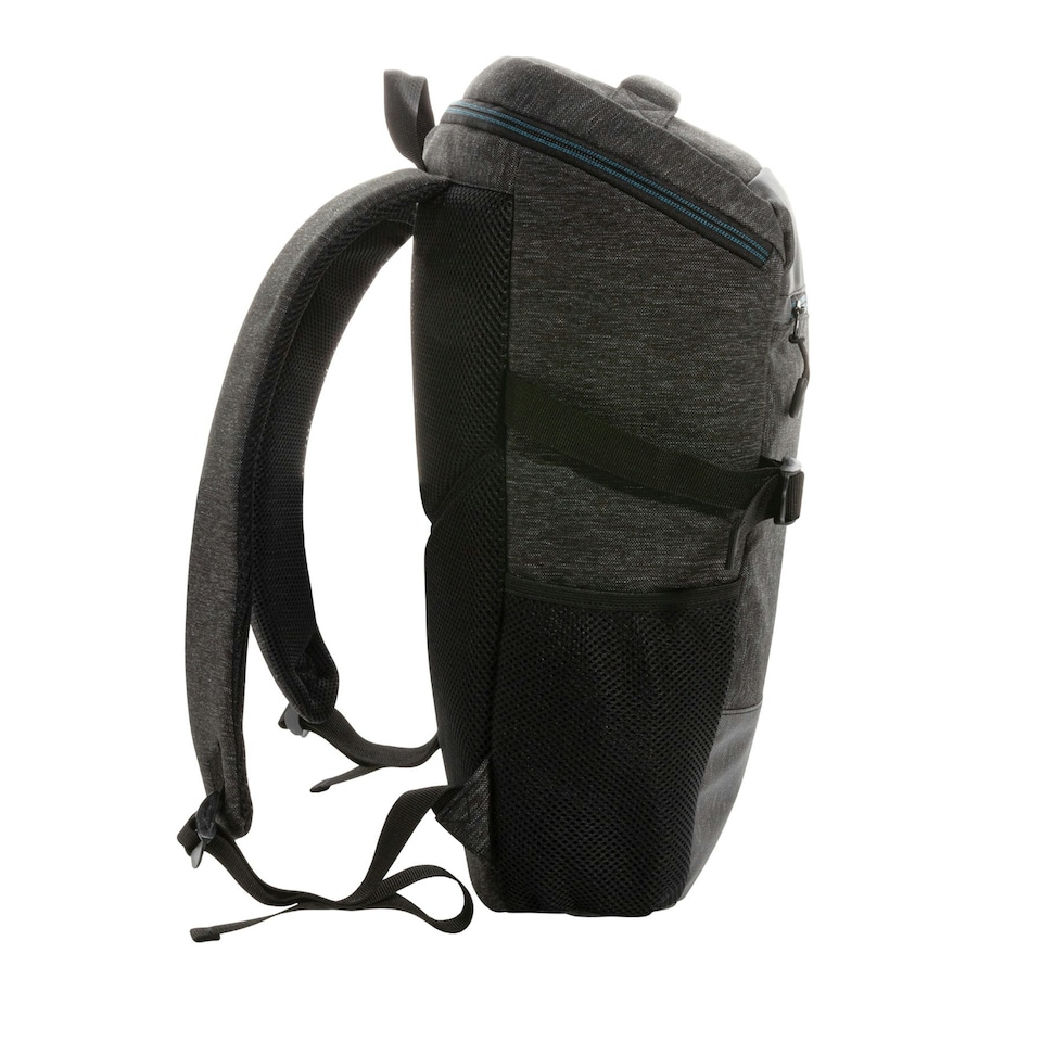 image 1 of XD Collection PVC Free Easy Access Laptop Backpack - Black - One Size Black