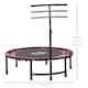 image 7 of HOMCOM Trampoline Outdoor Bouncer Jumper Adjustable Handle, Pink
