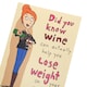 image 4 of Humour Birthday Card - Woman With A Bottle Of Wine