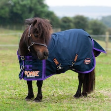 Gallop Equestrian Ponie Lightweight Turnout Rug Blue | Size: 4ft 3
Colour: Navy Blue