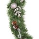 image 4 of Best Artificial 9ft / 270cm Decorated Frozen Christmas Garland with Realistic Ice Crystals