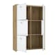 image 5 of Best Chest Storage Cabinet with 6 Doors in Artisan Oak/White